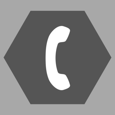 Telefon Alıcısı Düz Vektör Sembolü