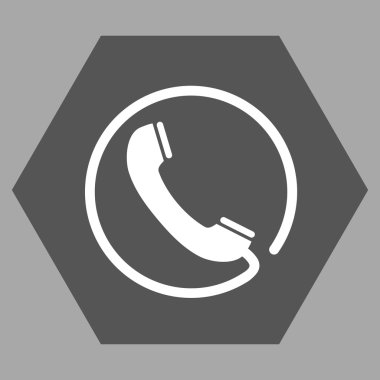 Telefon düz vektör piktogram