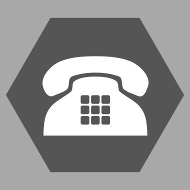 Sesi telefon düz vektör simgesi