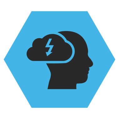 Beyin Fırtınası Düz Vektör Sembolü