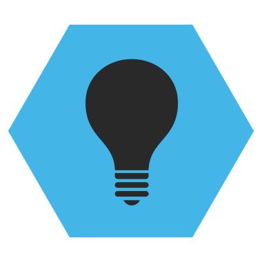 Ampul Düz Vektör Simgesi