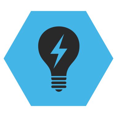 Elektrik Ampul düz vektör sembolü