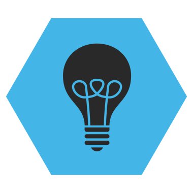 Lamba Ampul Düz Vektör Sembolü