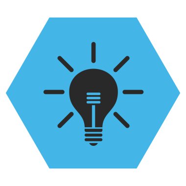 Ampul Düz Vektör Sembolü