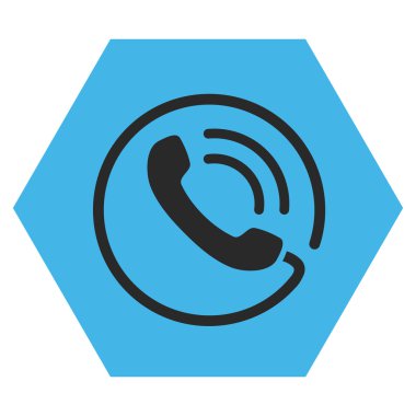 Telefon Çağrısı Düz Vektör Simgesi