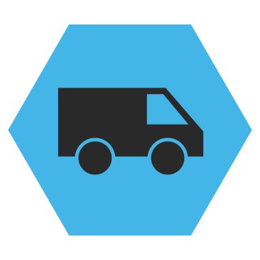 Van Flat Vektör Sembolü