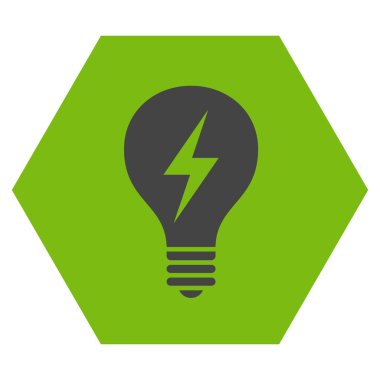 Elektrik Ampul düz vektör sembolü