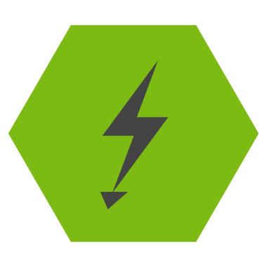 Electric Strike Düz Vektör Sembolü