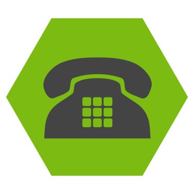 Sesi telefon düz vektör piktogram