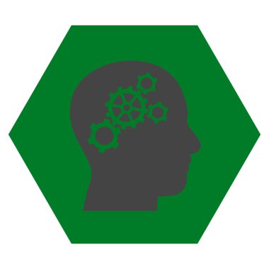 Beyin Dişlileri Düz Vektör Sembolü