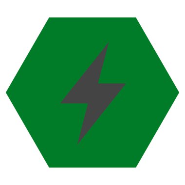 Electric Strike Düz Vektör Sembolü