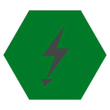 Electric Strike Düz Vektör Sembolü