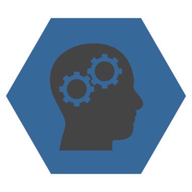 Beyin Dişlileri Düz Vektör Sembolü