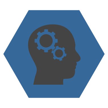 Beyin Dişlileri Düz Vektör Sembolü