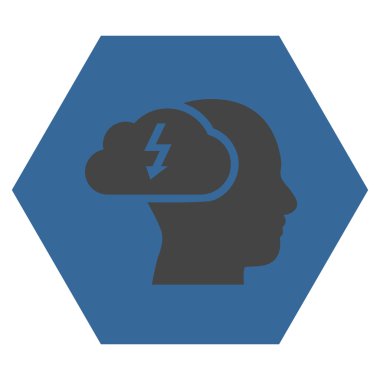 Beyin Fırtınası Düz Vektör Sembolü