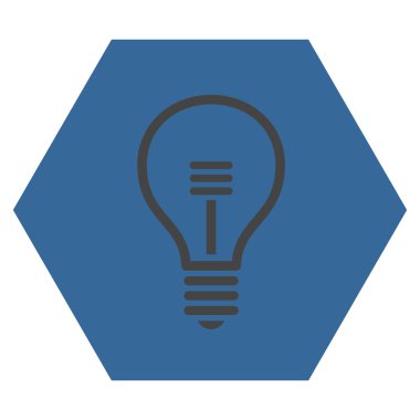 Lamba Ampul Düz Vektör Sembolü