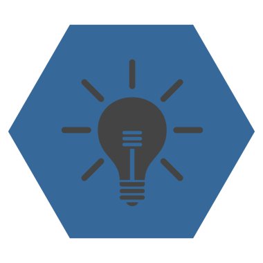 Ampul Düz Vektör Simgesi