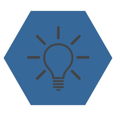 Ampul Düz Vektör Simgesi