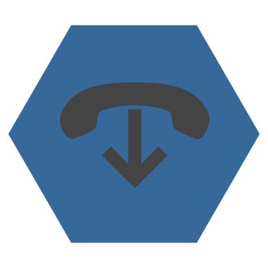 Telefon Asma Düz Vektör Simgesi