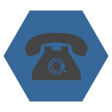 Nabız telefon düz vektör piktogram