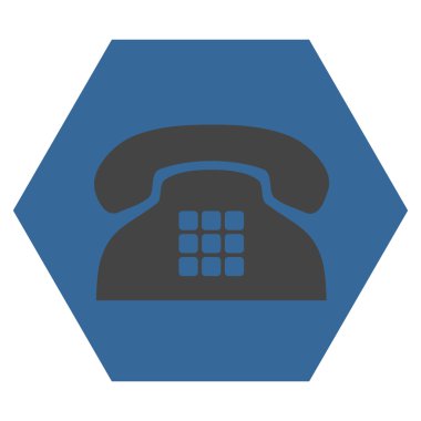 Sesi telefon düz vektör simgesi