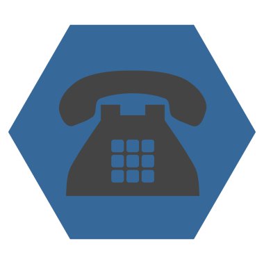 Sesi telefon düz vektör simgesi