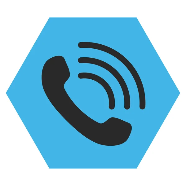 Σύμβολο επίπεδου διανύσματος τηλεφωνικής κλήσης — Διανυσματικό Αρχείο