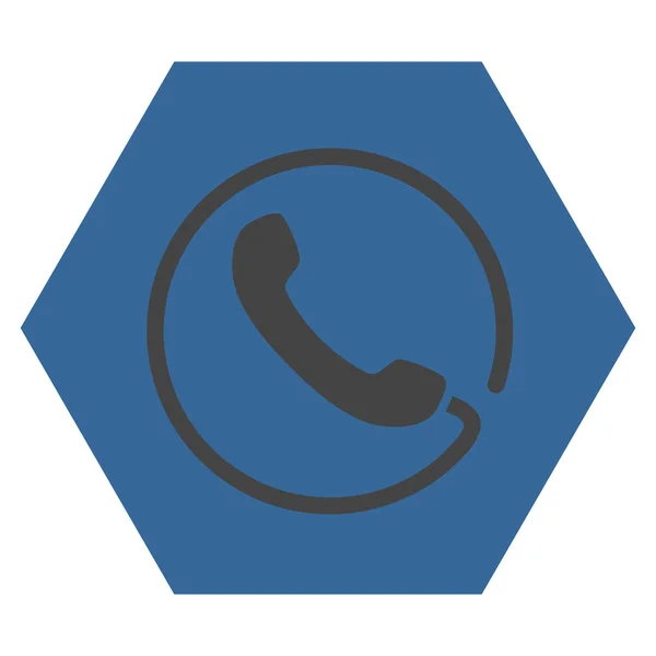 Telefon platt vektor ikon — Stock vektor