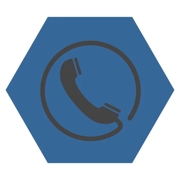 Telefoon platte Vector Pictogram — Stockvector