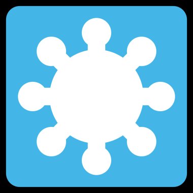 dişli düz vektör simgesi