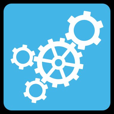 Mekanizması düz vektör piktogram