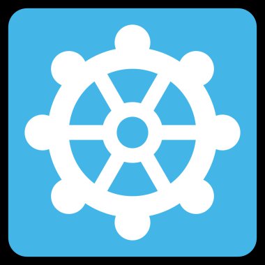 dişli düz vektör simgesi