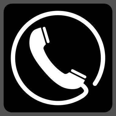 telefon düz vektör simgesi