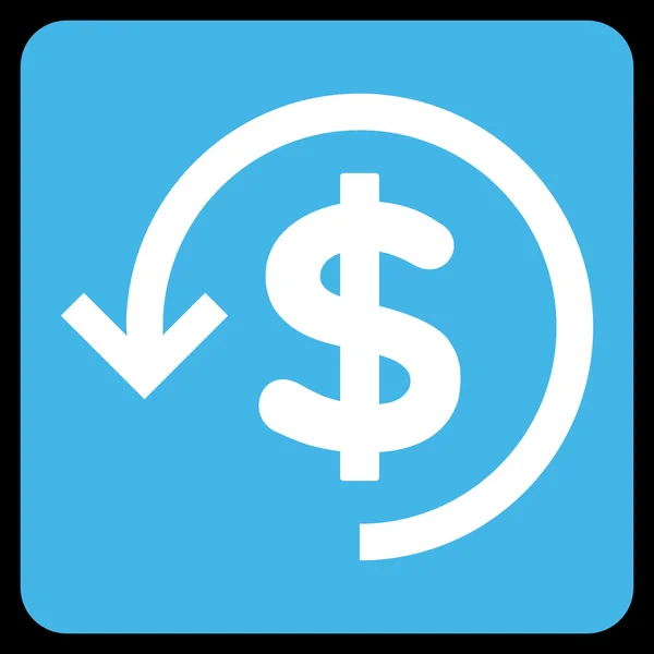 Refund Flat Vector Icon — Stock Vector