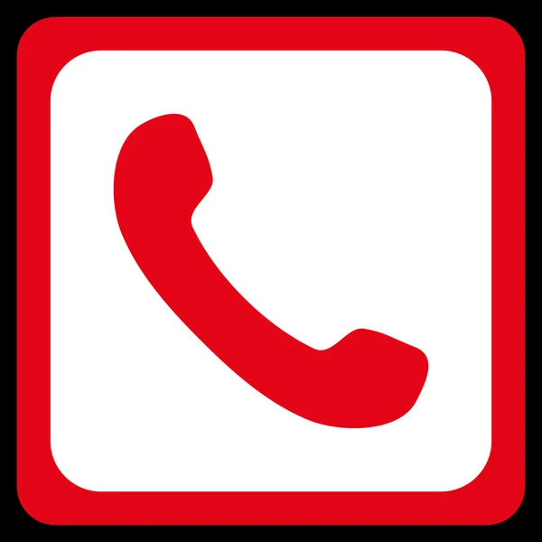 Telefono piatto vettoriale Simbolo — Vettoriale Stock