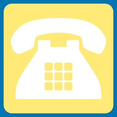 Sesi telefon düz vektör simgesi