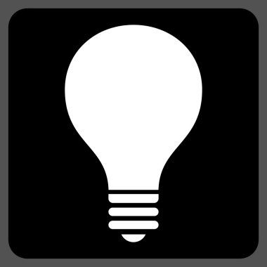 Ampul Düz Vektör Simgesi