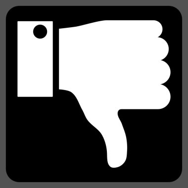 Başparmak düz vektör simgesi