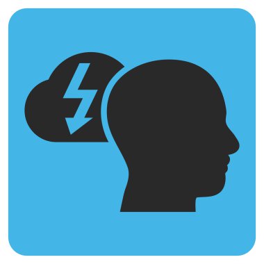 Beyin Fırtınası Düz Vektör Sembolü