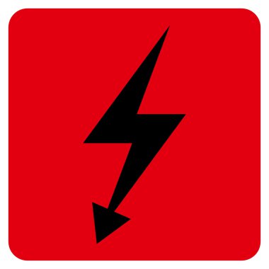 Electric Strike Düz Vektör Sembolü