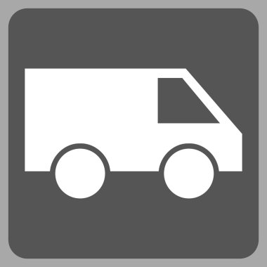 Van düz vektör simgesi