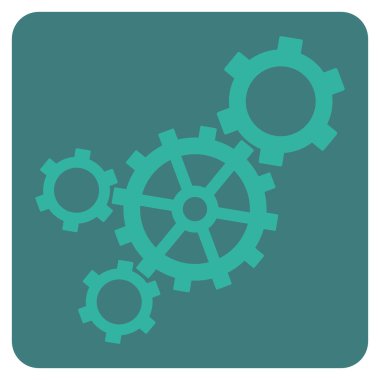 Mekanizması düz vektör piktogram