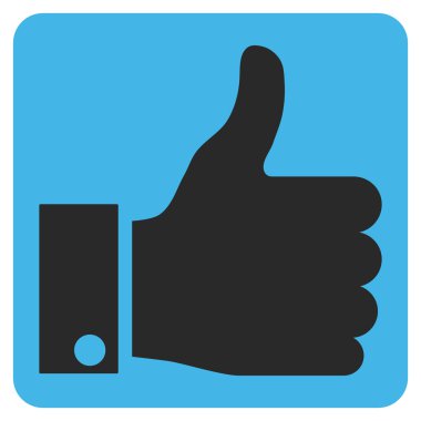 Düz vektör simge başparmak