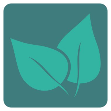 Flora Bitki düz vektör simgesi