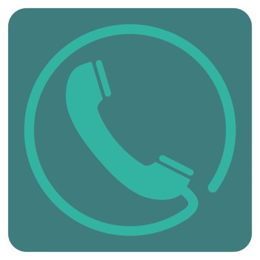 Telefon Düz Vektör Sembolü