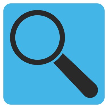 Arama aracı düz vektör simgesi