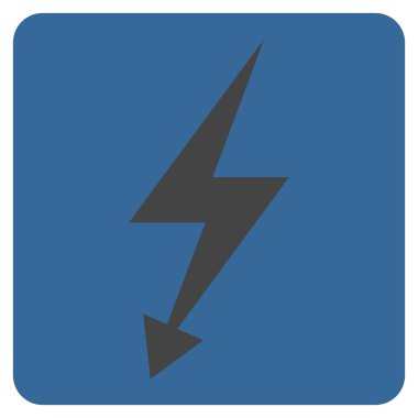 Electric Strike Düz Vektör Sembolü