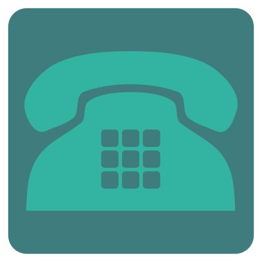 Sesi telefon düz vektör simgesi