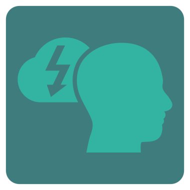 Beyin Fırtınası Düz Vektör Sembolü