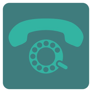 Darbeli aramayı düz vektör piktogram